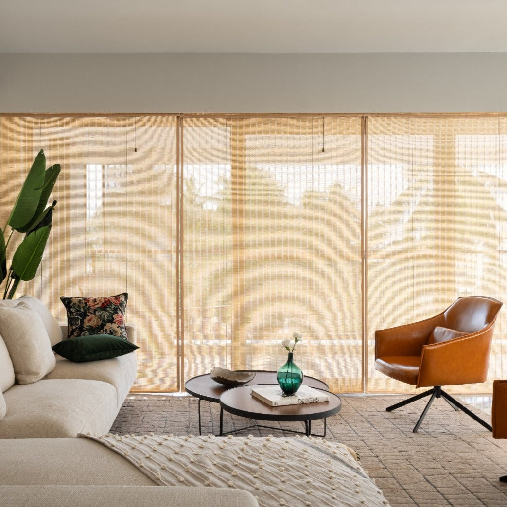 PREMIUM BAMBOO INDOOR BLINDS MAXIMUM VISIBILITY