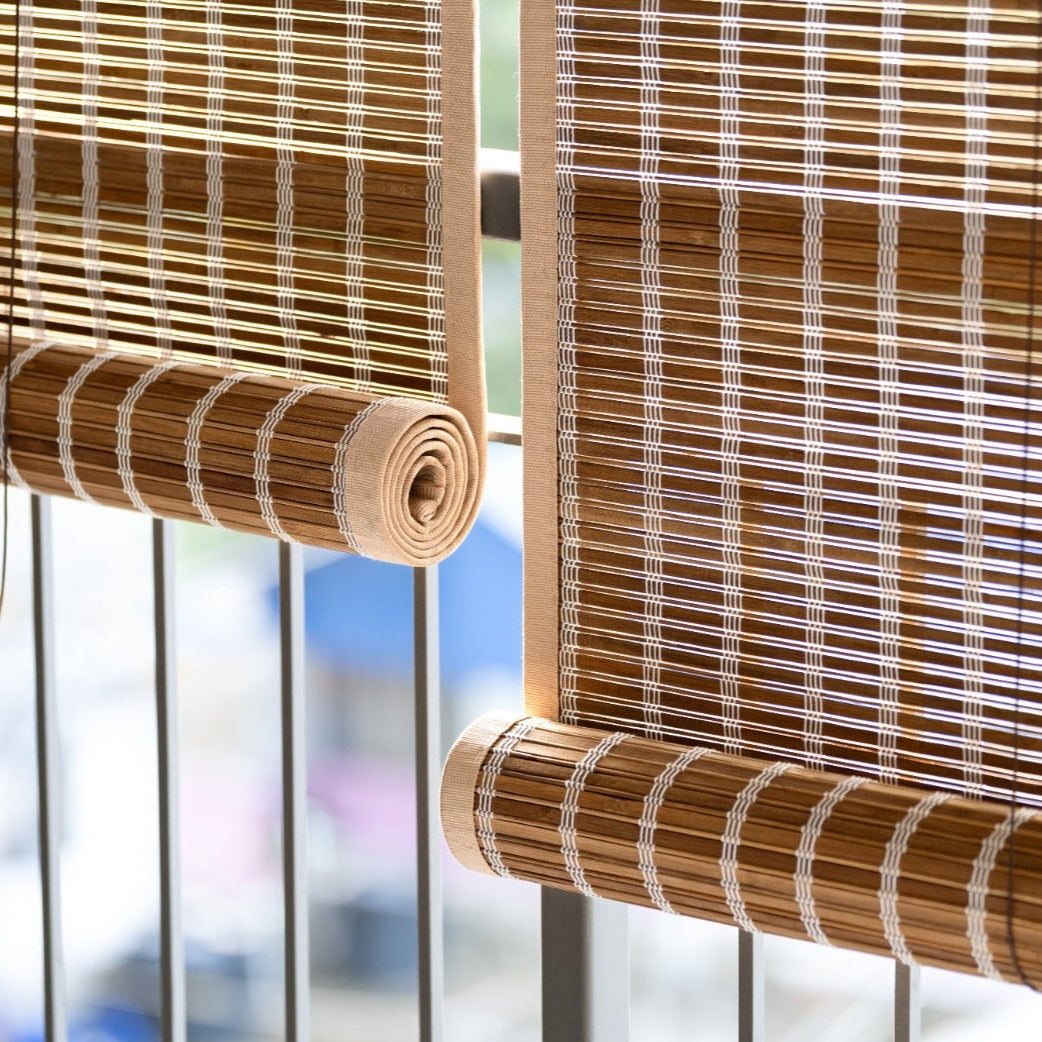 PREMIUM BAMBOO OUTDOOR BLINDS MEDIUM VISIBILITY